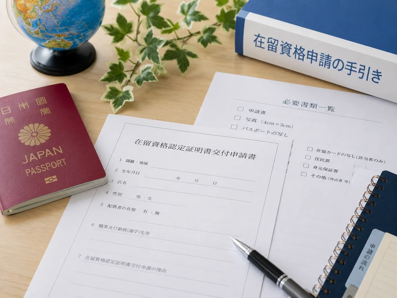 ビザや在留資格などの国際業務を表すイメージ